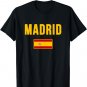 Madrid Spain T-shirt Spanish Flag Espana Tourist Souvenir