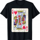 King Of Hearts Poker Playing Card Apparel for Poker Players T-Shirt