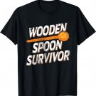 Funny Retro Vintage Wooden Spoon Survivor T-Shirt