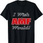 I Wish A MF Would Funny Sarcastic Bowling T-Shirt