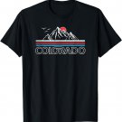 Colorado Mountains Colorado Retro Vintage Classic 80s Tee T-Shirt