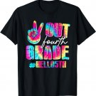 Peace Out 4th Grade Hello 5th Grade Tie Dye 1st Day Kids T-Shirt