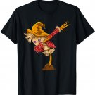 Dabbing Scarecrow Funny Halloween Costume Spooky Halloween T-Shirt