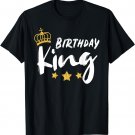 Birthday King | Mens Golden Graphic Gift | Mens & Boys T-Shirt