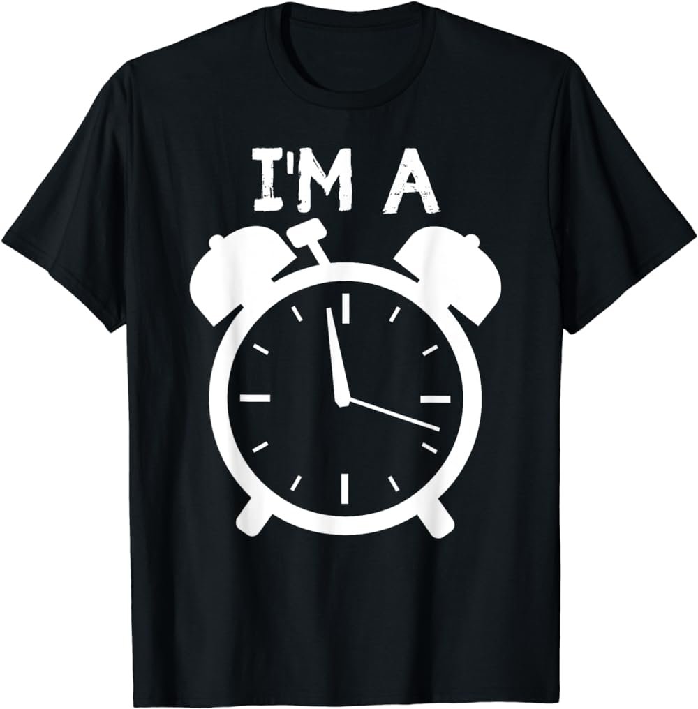 Pretend to be a Clock Time Funny Kids Show Halloween Costume T-Shirt