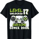 17yr BDay Son Men Funny Gamer 17th 17 Year Old Birthday T-Shirt