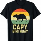 Funny Capybara Birthday Party Women Kids & Men T-Shirt