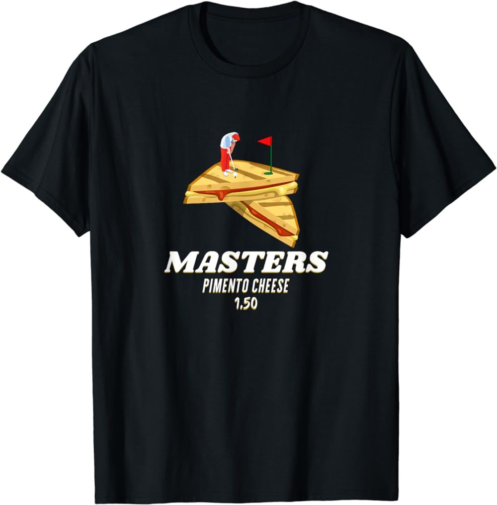 masters pimento cheese sandwich Tiger Golf Majors T-Shirt