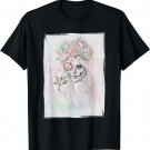 Beautiful Sugar Skull Girl & Flower Wreath | Day of The Dead