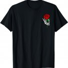 Skeleton Hand Holding Rose Shirt, Tattoo Shirt