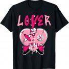 Pink Loser Lover Pink Drip Heart Matching Tee For Men Women T-Shirt