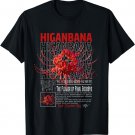 Higanbana Flower Red Spider Lily in Grunge Anime Aesthetic T-Shirt