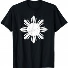 Philippines T Shirt White Vintage Sun Filipino Flag Tee