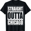 Straight Outta Chicago T-Shirt Illinois State Shirt T-Shirt