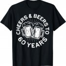 Cheers And Beers To 60 Years T-Shirt 60th Birthday Shirt T-Shirt