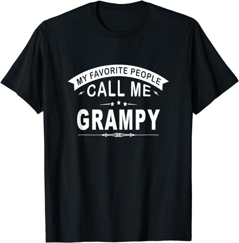 My Favorite People Call Me Grampy Grandpa Men T-Shirt