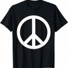 White Peace Sign T-Shirt