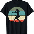 Tennis Player Girl Retro T-Shirt