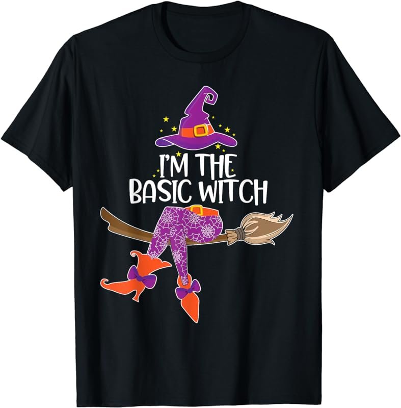 Im the Basic Witch Halloween Matching Group Costume T-Shirt