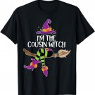 Im the Cousin Witch Shirt Halloween Matching Group Costume T-Shirt