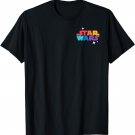 Amazon Essentials Star Wars May the Force be With You Colorful Shapes T-Shirt