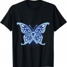 ALS Disease Awareness T-Shirt. Blue Ribbon Gift