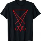 Red Sigil of Lucifer Witchcraft Magick Satan Occult Symbol T-Shirt