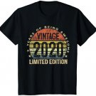 Kids Vintage 2020 Limited Edition 3 Year Old Gifts 3rd Birthday T-Shirt