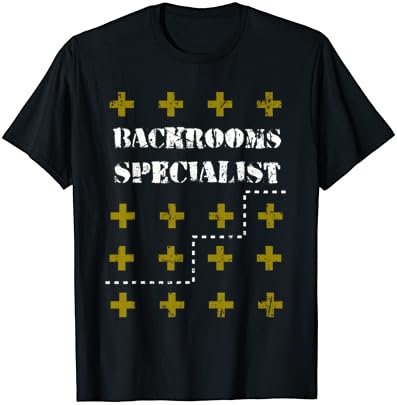 Backrooms Specialist Funny Internet Analog Horror T-Shirt