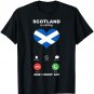 Scotland Flag Souvenir Scotland is calling T-Shirt
