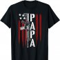 4th of July Papa Dad Daddy AR-15 Gun Patriotic Fathers Day T-Shirt