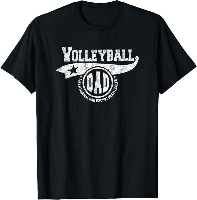 Volleyball Dad Father's Day Gift Father Sport Men T-shirt