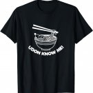 Udon Know Me Noodle Humor Graphic Funny Food Pun Dark T-Shirt