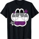 Asexual Furry Paw LGBTQ Month Gay Rights Pride Week Gifts T-Shirt