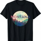 State of Montana Souvenir Sky Mountains T-Shirt