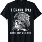 Funny Cat Beer IPA T Shirts for Women Funny Cat Lover Gift
