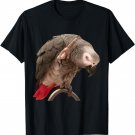 Funny African Grey Parrot Waving T-Shirt