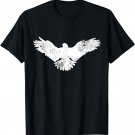 Distressed Grunge Eagle Print - Vintage Eagle T-Shirt