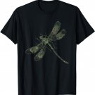 Military Dragonfly Camo Print US Swarm Veteran Men Gift T-Shirt