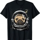 Outer Space Astronaut Pug Puppy Pet Animal Pug Dog Lover T-Shirt