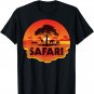 African Safari Gift Beautiful Sunset Wild Animals Safari T-Shirt