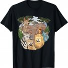 The African Selfie Savanna Africa Safari Animals Zoo Keeper T-Shirt