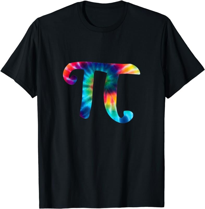 Tie Dye Pi Day Shirt Math Teacher Student Geek Gifts Pi T-Shirt