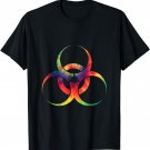 Tie Dye Nuclear Waste Toxic Symbol Tie Dyed T Shirt T-Shirt