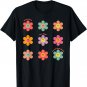Teach Them Love Them Watch Them Grow Floral Teacher Life T-Shirt