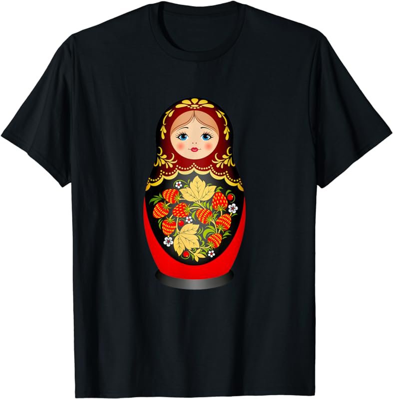 Beautiful Matryoshka Russian Nesting Doll T-Shirt