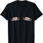 Double Mastectomy Scars with Flowers Breast Cancer T-Shirt