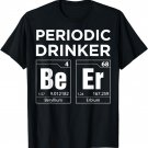 Periodic Table Beer Drinker Nerdy Graphic T-Shirt