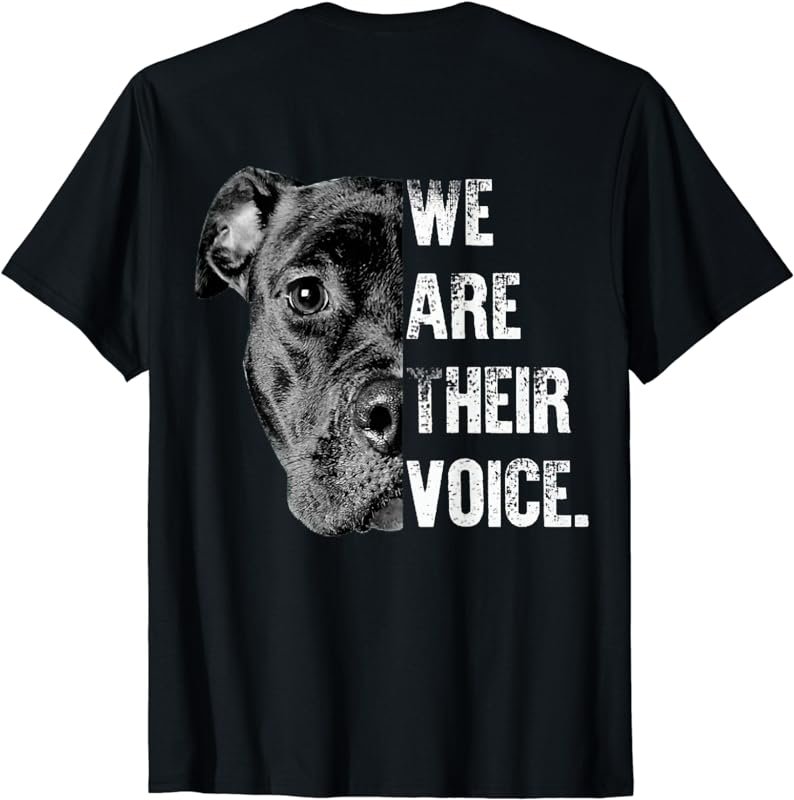 Love Pitbull / We Are Their Voice T-shirt