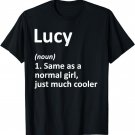 LUCY Definition Personalized Name Funny Birthday Gift Idea T-Shirt